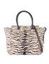 Roctstud Zebra Tote, front view